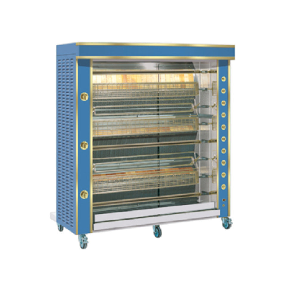 Rotisol GF1675-8G-LUX_LP GrandFlame Rotisserie Oven Gas Floor Model