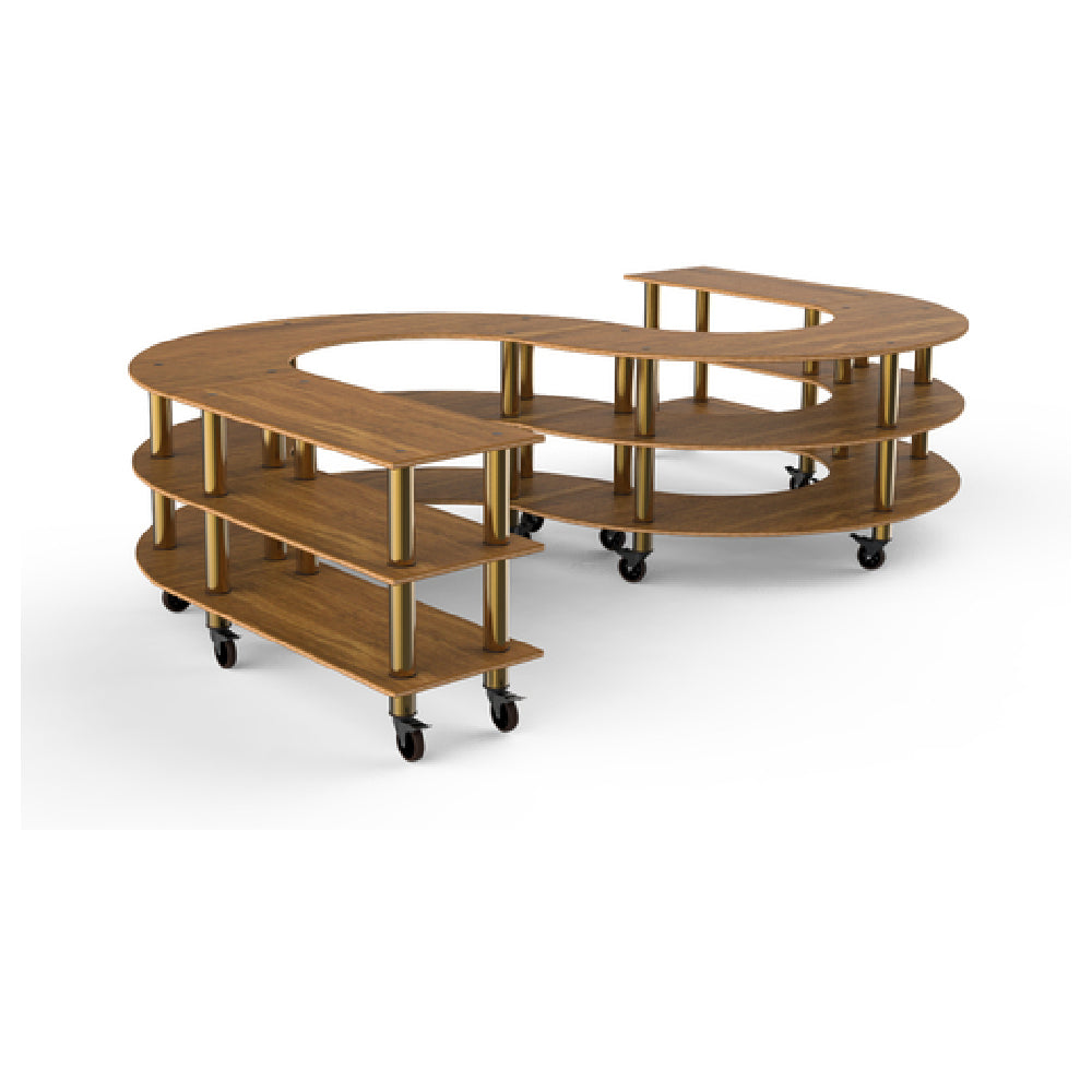 Steelite MGCMSB05BBXW Mogogo Buffet Solutions Modular Creative Serving Station