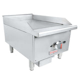 Empura EGG-16S - Standard Duty Gas Griddle, Natural Gas, 15-7/8"W X 24-7/8"D X 15-3/8"H