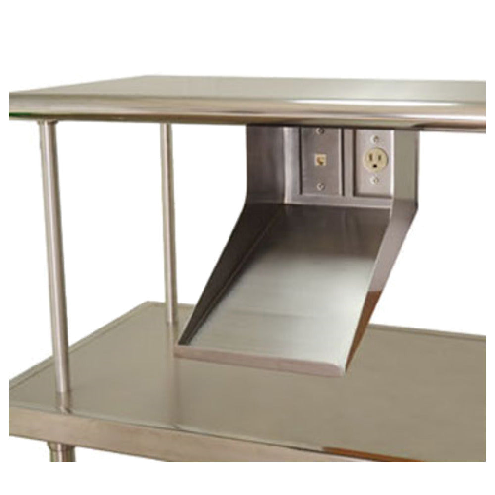 Advance Tabco PRT-1 Printer Shelf With Data Port & Electric Outlet (to Mount Under Another Shelf)