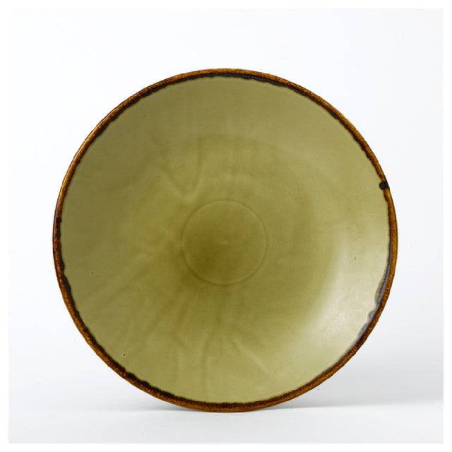 Arc Cardinal HG255 Dudson Harvest Green Deep Coupe Plate (D:10.0'') Vitrified Ceramic