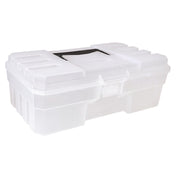 Quantum TB12CLCS - Tool Box, 5-1/2"L X 12"W X 4-1/8"H, Flush Surface For Convenient Stacking