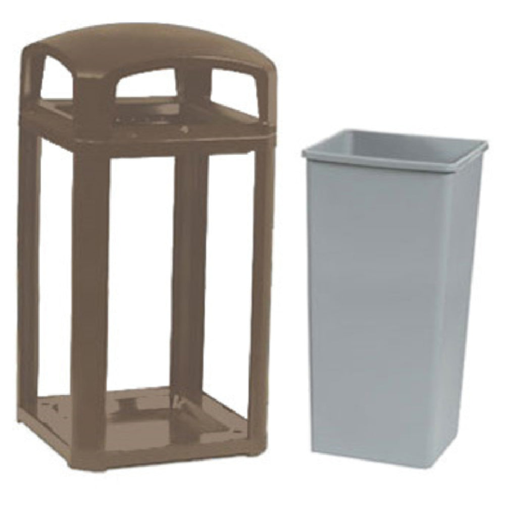 Rubbermaid FG397500SBLE Landmark Series® Classic Container 50 Gallon 26" Square X 46-1/2"H