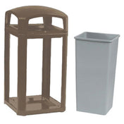 Rubbermaid FG397500SBLE Landmark Series® Classic Container 50 Gallon 26" Square X 46-1/2"H