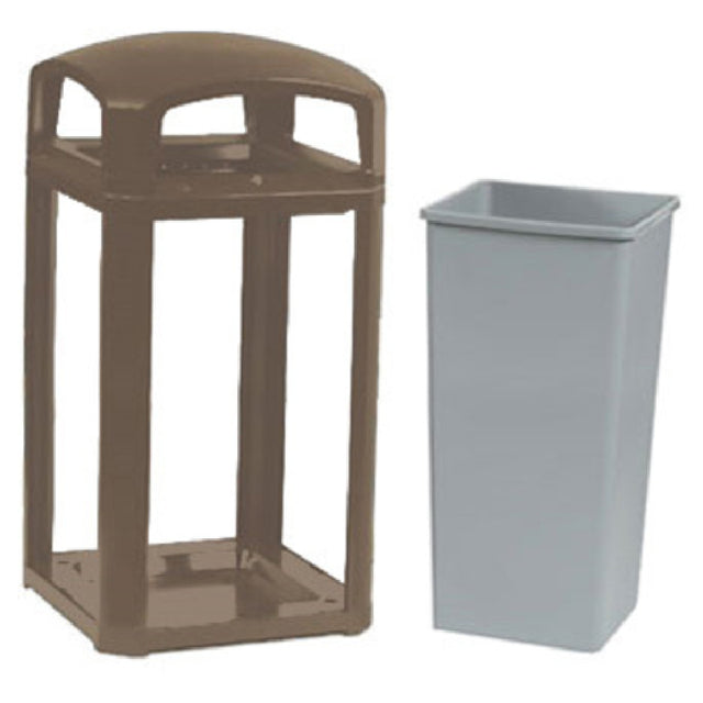 Rubbermaid FG397500SBLE Landmark Series® Classic Container 50 Gallon 26" Square X 46-1/2"H