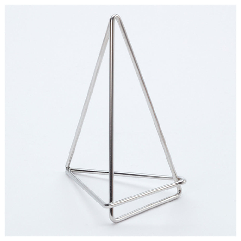 American Metalcraft GCHS4 Geometric Card Holder 4"H Metal