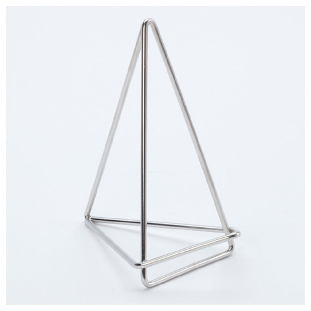 American Metalcraft GCHS4 Geometric Card Holder 4"H Metal