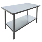 Hubert 53483 - Work Table, 48"W X 24"D X 34"H, Rectangular