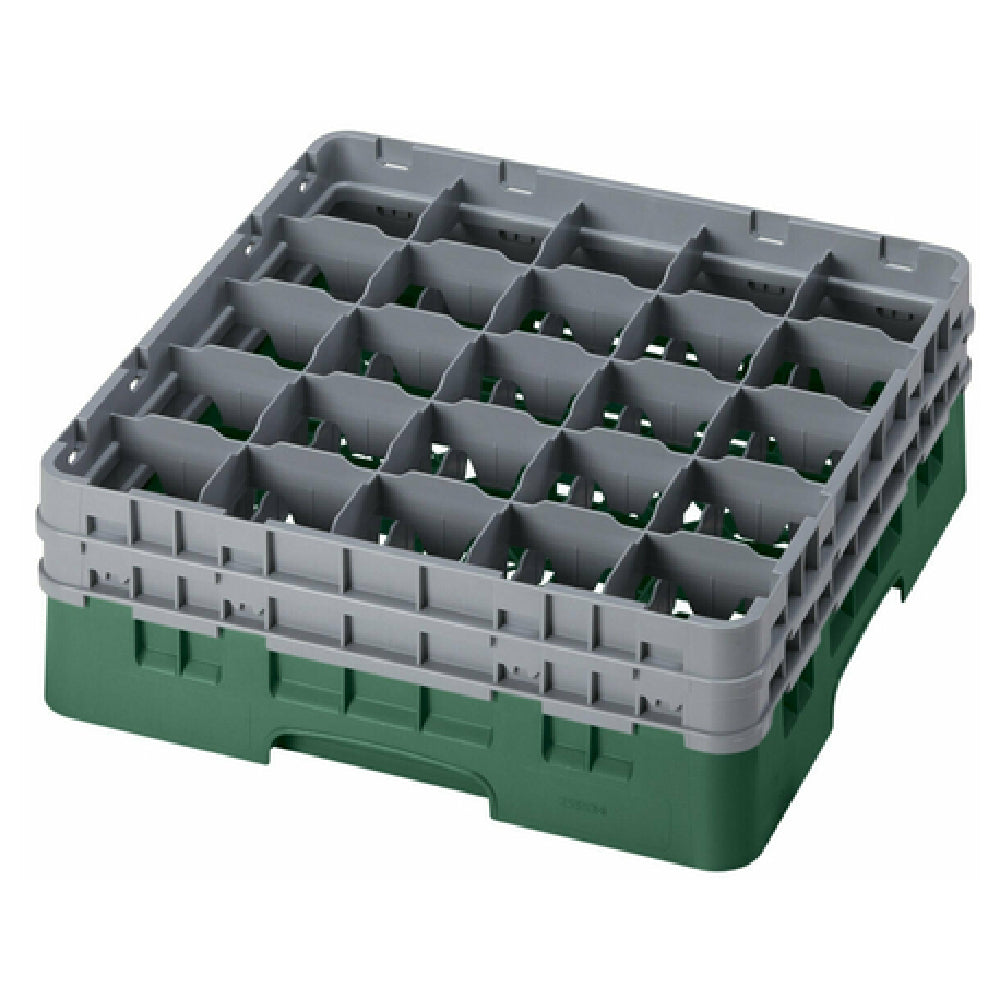 Cambro 25S534119 Camrack® Glass Rack With (2) Soft Gray Extenders Full Size