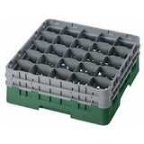 Cambro 25S534119 Camrack® Glass Rack With (2) Soft Gray Extenders Full Size
