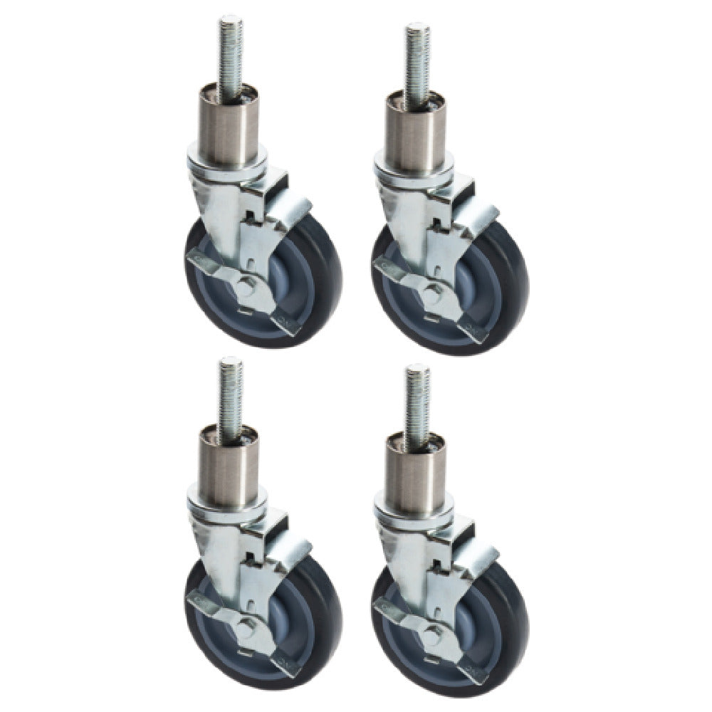 Vulcan CASTERS BP - Set Of 4 Adjustable Casters - 2 Locking