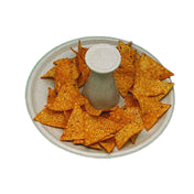 Bon Chef 9081IVYSPKLD Nacho Serving Tray 9-1/2" Dia. X 4-1/4" H Round
