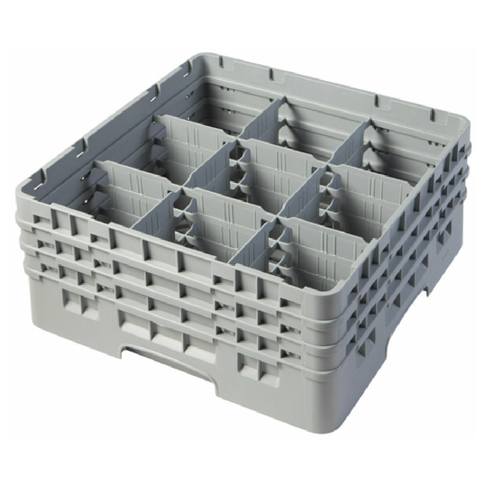 Cambro 9S638151 Camrack® Glass Rack With (3) Soft Gray Extenders Full Size