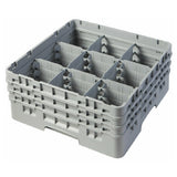 Cambro 9S638151 Camrack® Glass Rack With (3) Soft Gray Extenders Full Size