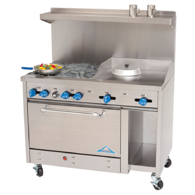 Comstock-Castle F3430-12B Range Gas 48" Wide
