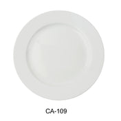 Yanco CA-109 Cambria Dinner Plate 9" Dia. 3/4"H Round