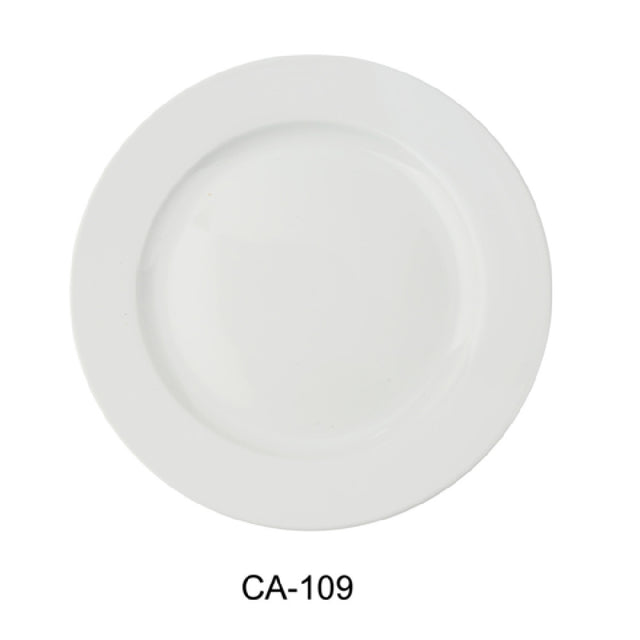 Yanco CA-109 Cambria Dinner Plate 9" Dia. 3/4"H Round