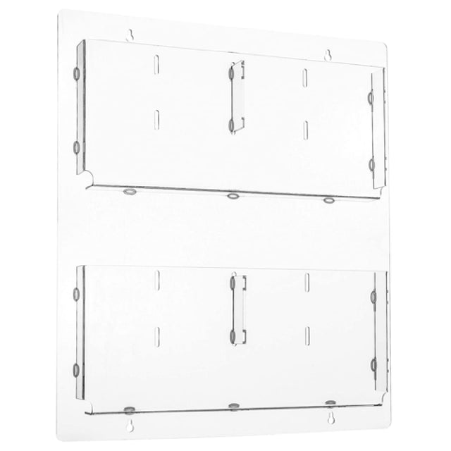 Alpine Industries ADI640-2923-CLR Hanging Magazine Rack 23" X 29" Adjustable Pockets