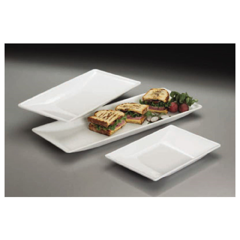 American Metalcraft TRPZ23 Serving Platter 22-7/8"L X 8-1/4"W X 1-1/2"H Trapezoid