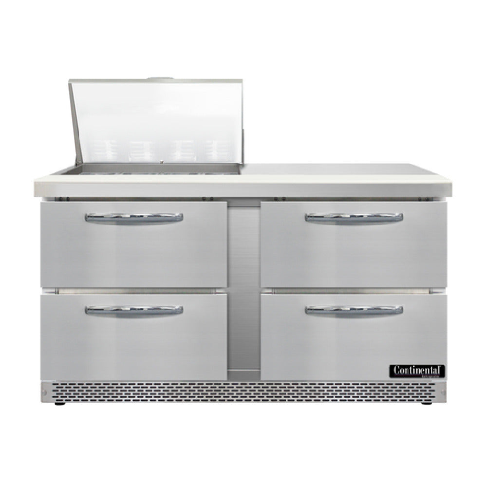 Continental Refrigerator D60N12M-FB-D Designer Line Mighty Top Sandwich Unit Front Breather
