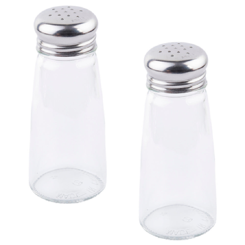 TableCraft Products 132S&P - Salt & Pepper Shakers, 3 Oz., 1-7/8" X 1-7/8" X 4-1/2"