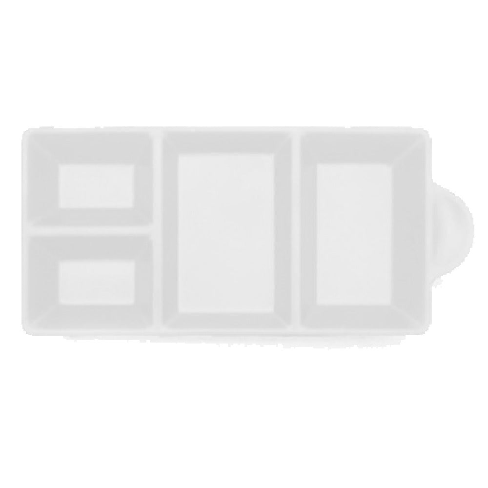 Elite Global Solutions JWT4C-W Tray 8-3/4"L X 4-3/8"W X 1"H Rectangular