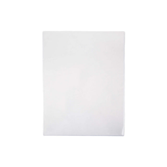 Risch 100 8.5X11 Clear Vinyl Menu Cover 8-1/2" X 11" 8 Gauge Single Pocket Holds 2 Sheets Of Paper