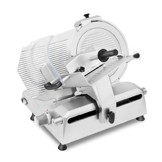 Rheninghaus MO14 - MONDIAL 350 Slicer, Manual Belt Driven, Gravity Feed