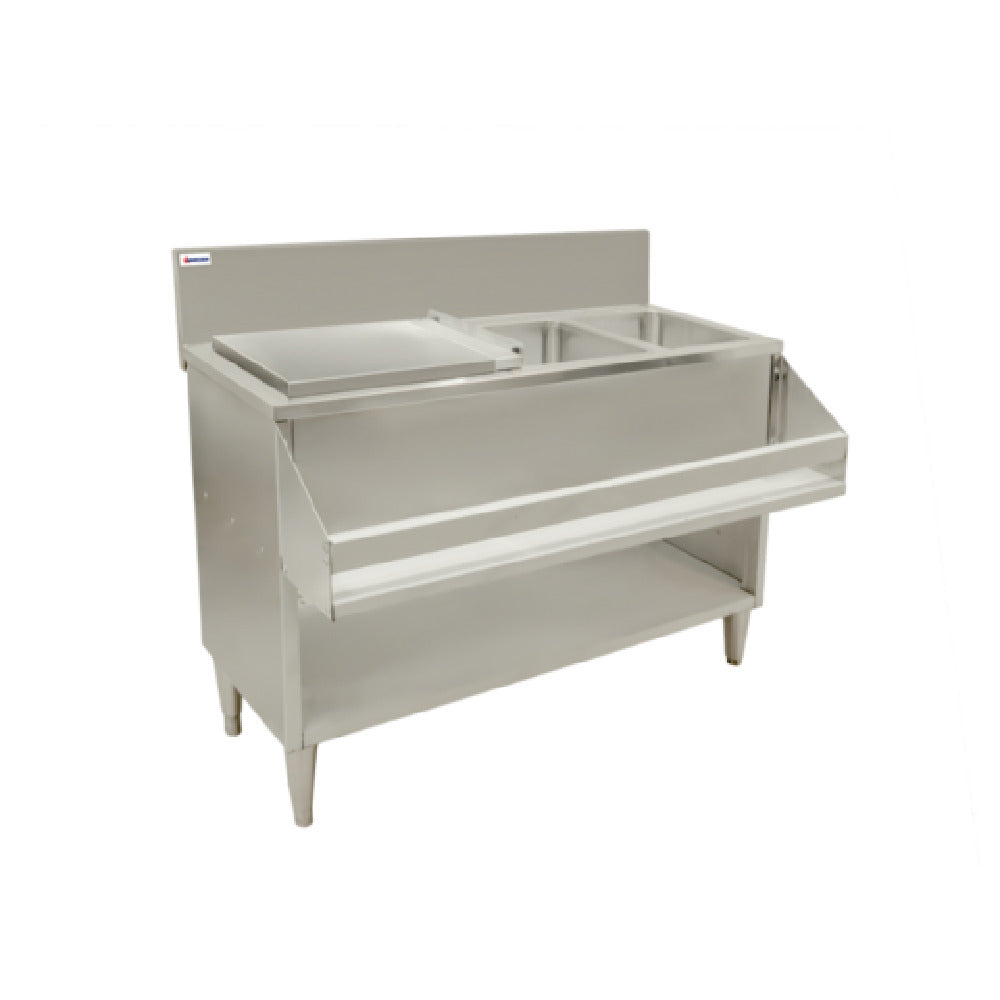 Omcan 48619 (48619) Cocktail Mix Unit With Sink & Cover 60"W X 24"D