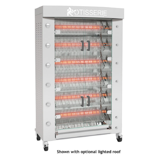 Rotisol FBS1160-6G-SS_NAT FlamBoyant™ SPATCHCOCK Rotisserie Oven Gas Floor Model
