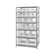 Quantum 2475-20-MIXCL Shelving Unit 24"D X 36"L X 75"H Heavy Duty