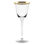 10 Strawberry St WINSR-WW-GLD - Optic White Wine, 6 Oz., Dishwasher Safe