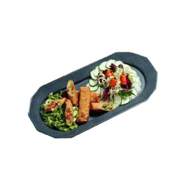 Bon Chef 9111SMOKEGRA Prism Tray 8" X 18" Aluminum With Ceramic-look Coating