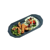 Bon Chef 9111GINGER Prism Tray 8" X 18" Aluminum With Ceramic-look Coating