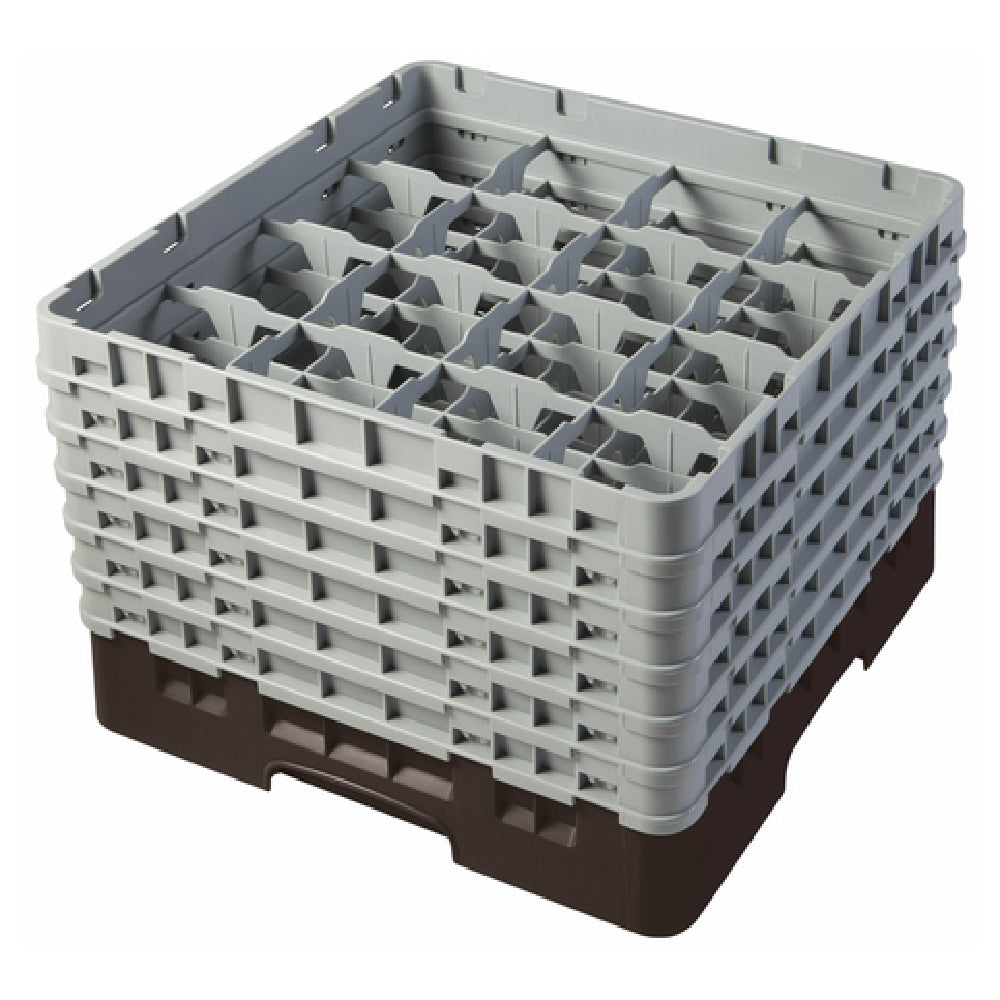 Cambro 16S1114167 Camrack® Glass Rack With (6) Soft Gray Extenders Full Size