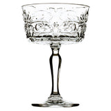 Hospitality Brands HGR26638-012 Hospitality Brands Ink Coupe Glass 9 Oz. 5-1/2"H (T 4" B 2-3/4")