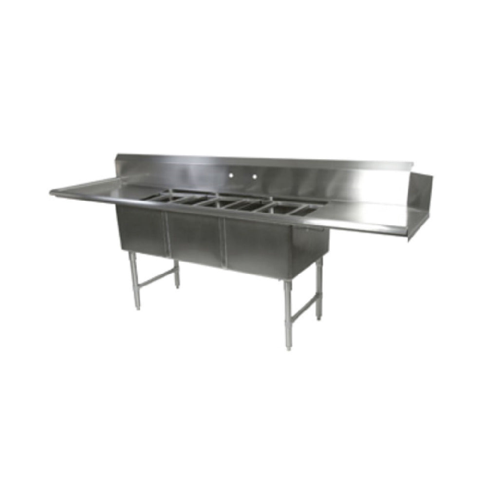 John Boos DT3B18244-2D24L-X Dishtable/Pot Sinks Clean Straight Design