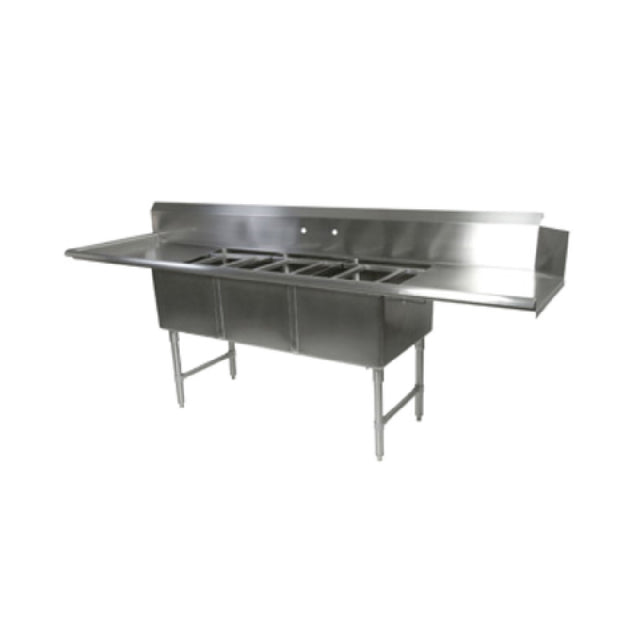 John Boos DT3B18244-2D24L-X Dishtable/Pot Sinks Clean Straight Design