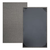 Risch MILAN-1V 8.5X14 Milan Hardback Simulated Woven Vinyl Menu Cover (specify Color)