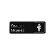 CAC China SCS3-WO10 Compliance Sign English/Spanish 9" X 3"H