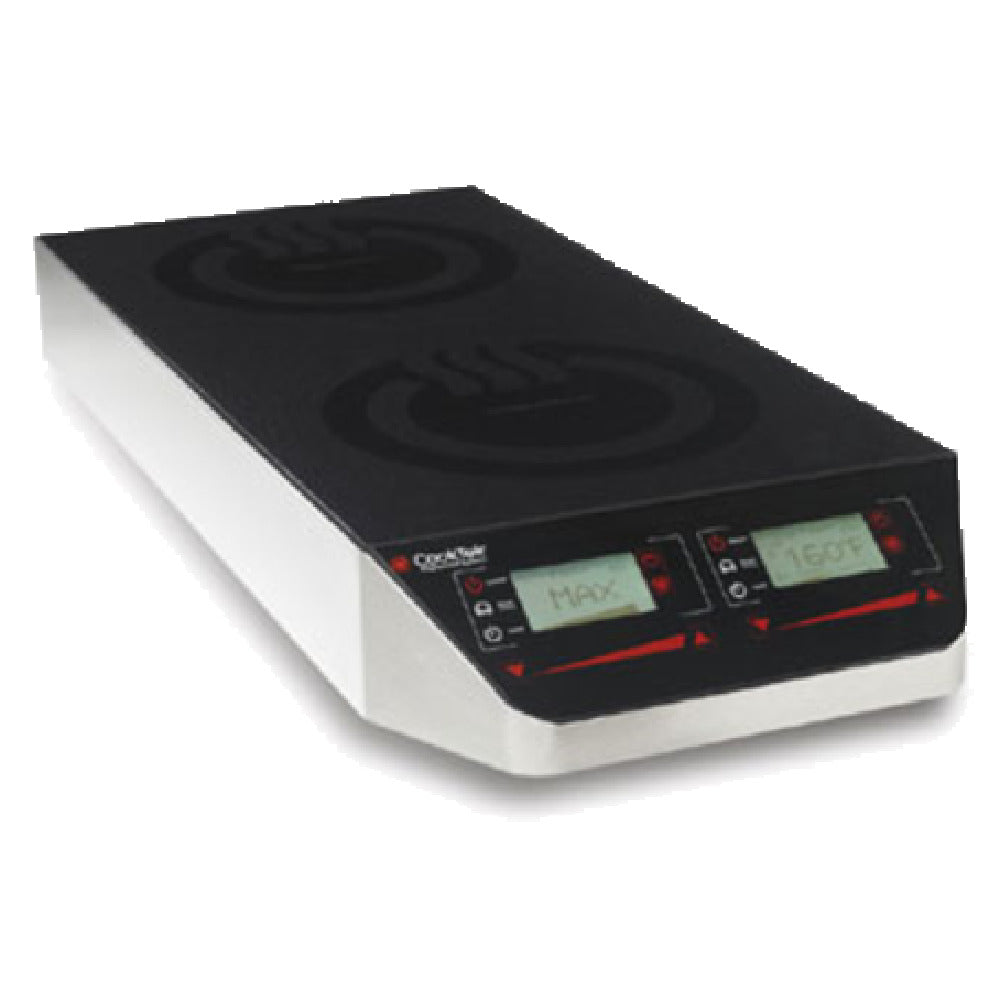 Cooktek 620501 (MC2502FG) Apogee™ Induction Range Countertop Double Hob (front To Back)