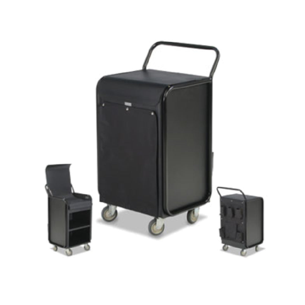Forbes Industries 2044 InRoom Attendant Cart Aluminum Cabinet (2) Shelves