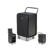 Forbes Industries 2044 InRoom Attendant Cart Aluminum Cabinet (2) Shelves