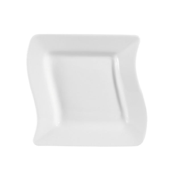 CAC China MIA-7 Miami Plate 7-1/2"L X 7-1/2"W X 1/2"H Square