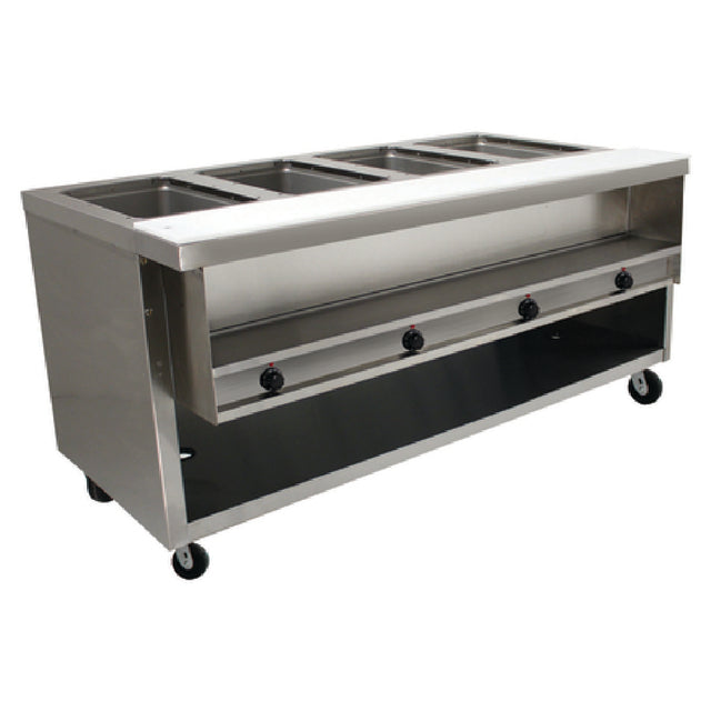 Advance Tabco HDSW-4-240-BS Heavy Duty Sealed Well Hot Food Table Electric 62-7/16"W X 35-3/4"D X 35-1/2"H