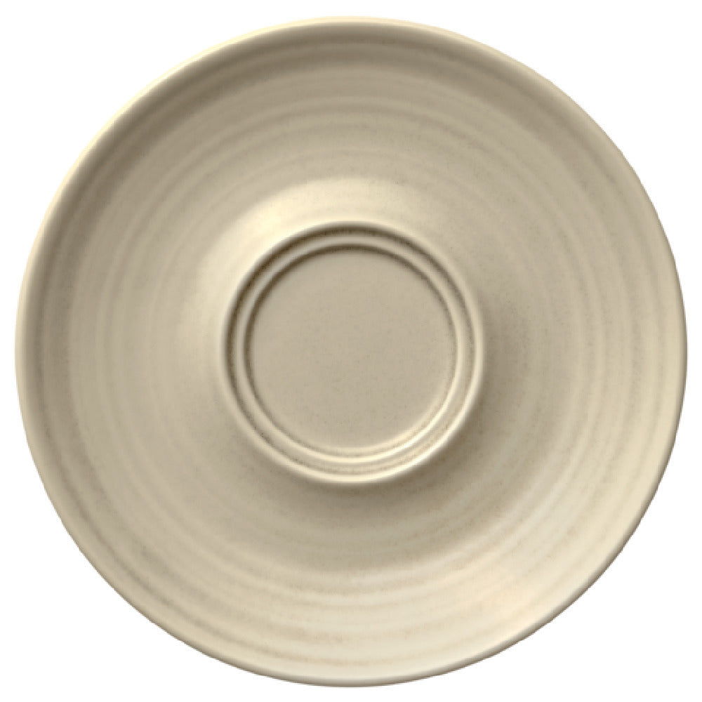 BauscherHepp 637116-C10000 Saucer 6.5" Dia. X 1"H Round With Double Well