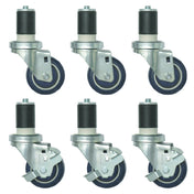 Hubert 10298 - Kratos Caster, 3" Dia., 300 Lb. Capacity Per Caster