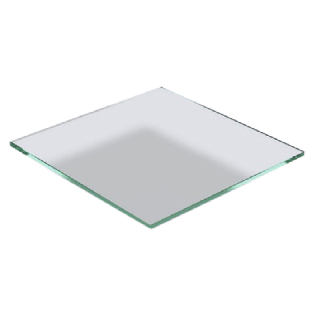 Steelite DWFBGL12F Square Shelf/Tile 12.0"W X 12.0"D X 0.38"H Glass