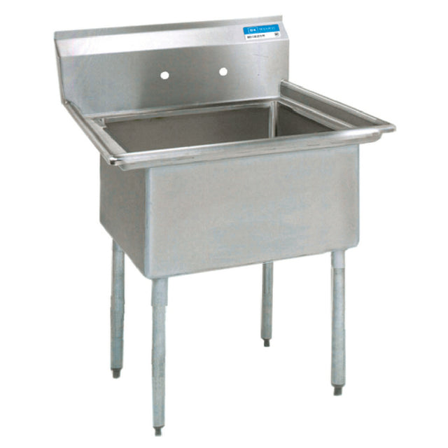 BK Resources ES-1-18-12 Economy Sink One Compartment 23"W X 23-13/16"D X 43-3/4"H Overall Size