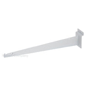 Hubert 26115 - Slatwall Shelf Bracket, 14", White